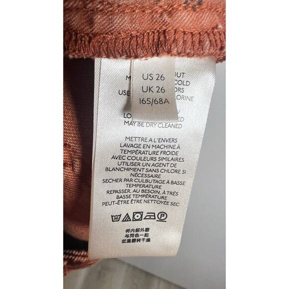 Anthropologie Pilcro Slim Distressed Boyfriend Crop Ankle Jeans Women 26 Rustic - Picture 11 of 14